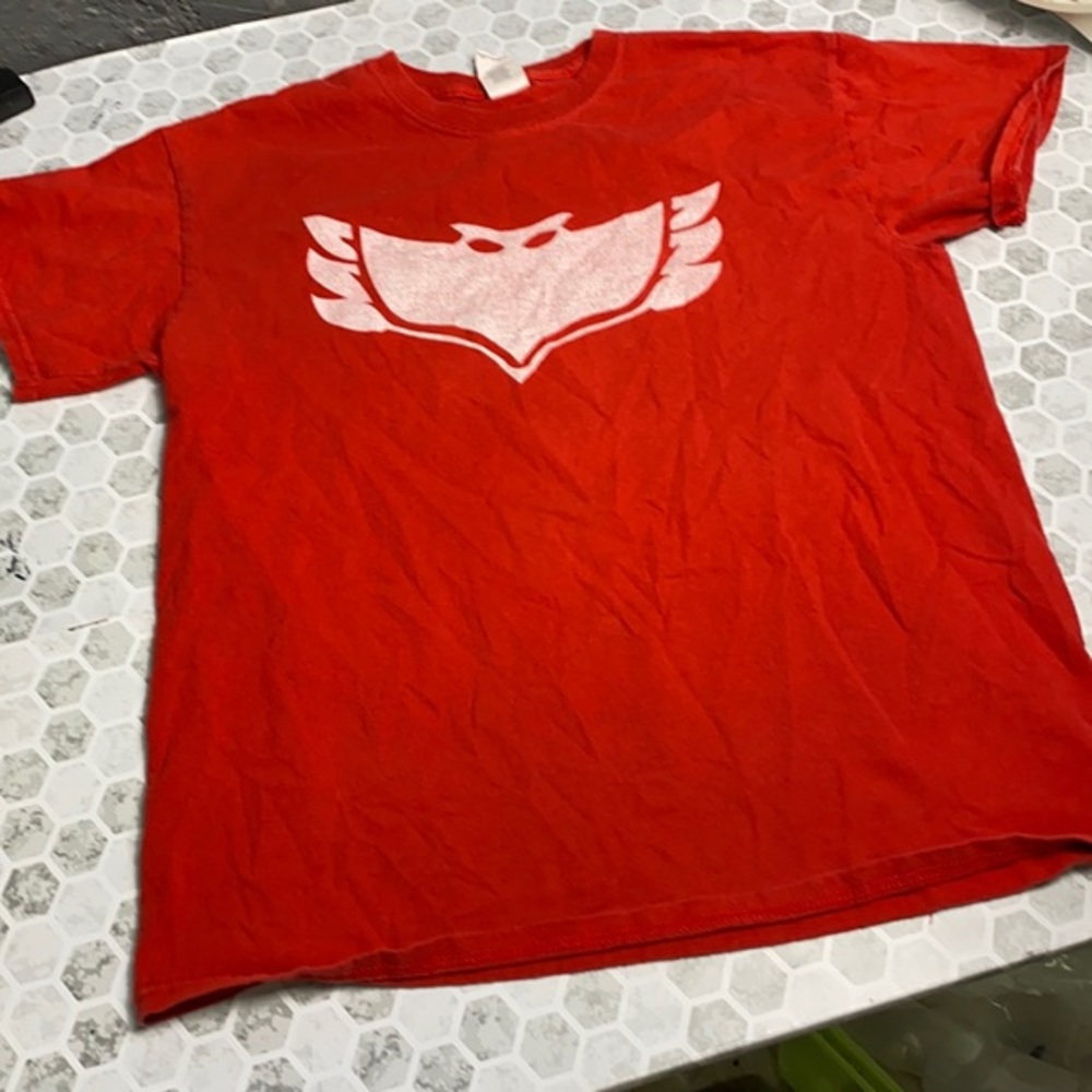 Gildan Medium Bat Red Short Sleeve T Shirt